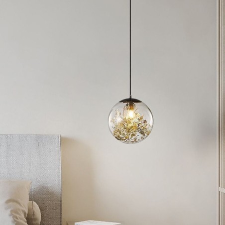 Glaskugel Pendelleuchte Blätter Weihnachten Hängebeleuchtung Glaskugel Pendelleuchte Blätter Weihnachten Hängebeleuchtung