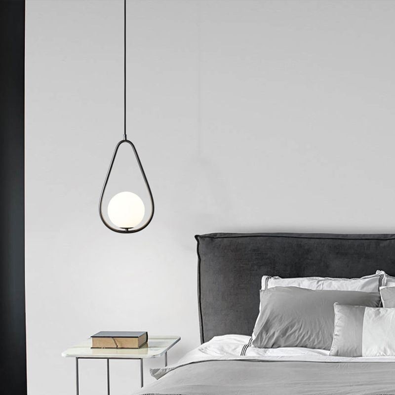 Moderne Globus Pendelleuchte Glas Wassertropfen Pendelleuchte