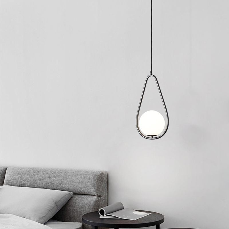 Moderne Globus Pendelleuchte Glas Wassertropfen Pendelleuchte