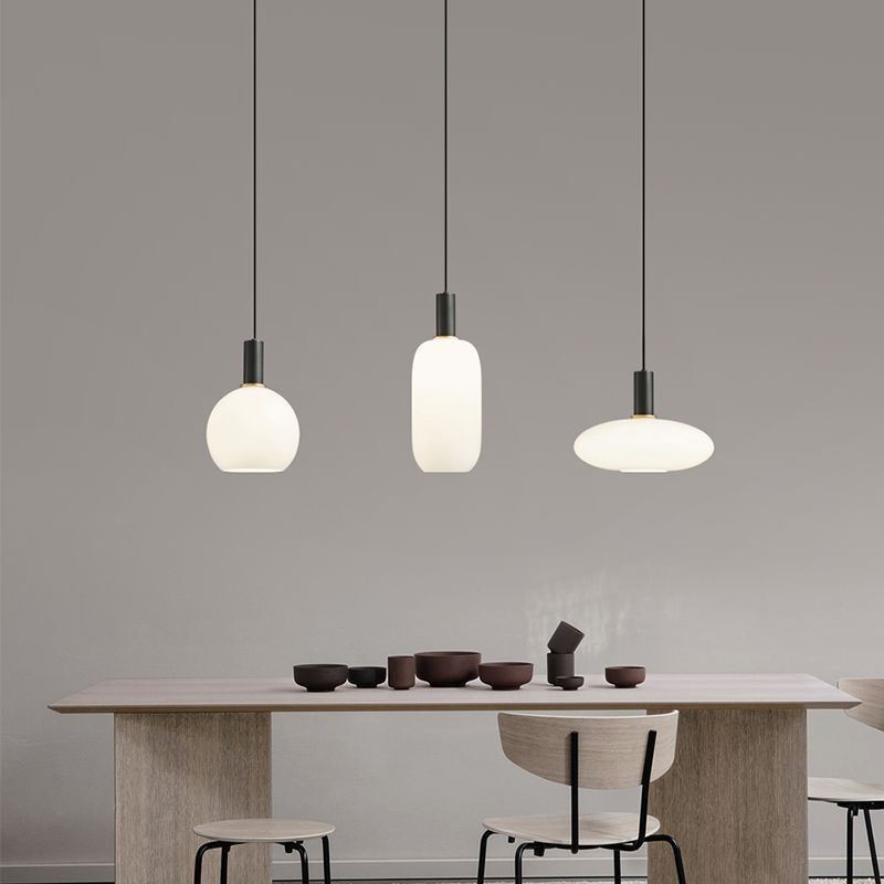 Moderne einfache Pendelleuchte Glas Pendelleuchte