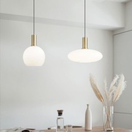 Moderne einfache Pendelleuchte Glas Pendelleuchte