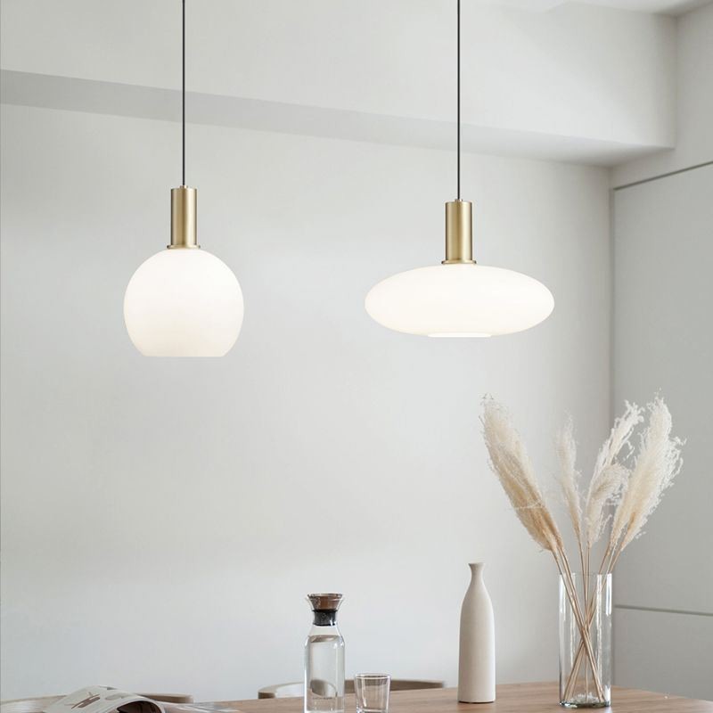 Moderne einfache Pendelleuchte Glas Pendelleuchte