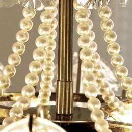Europäische Glas Pendelleuchte Postmoderne Blatt Hängeleuchte