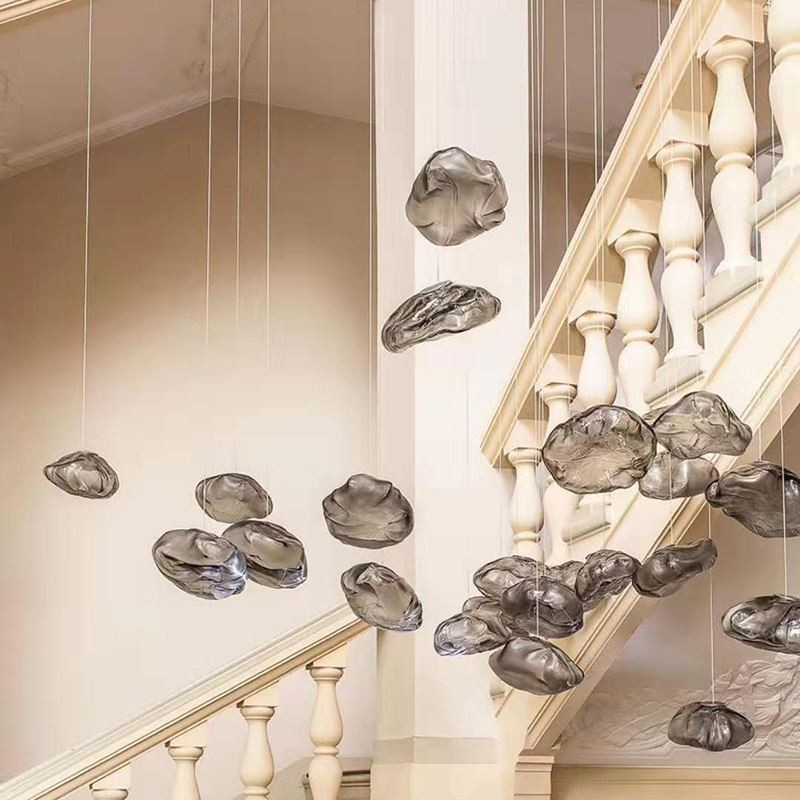 Kreative nordische Pendelleuchte Glas Kronleuchter Kunst Hängeleuchte