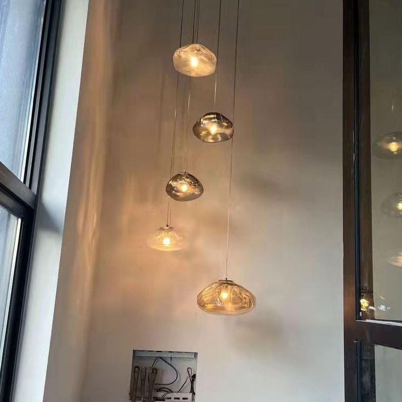 Kreative nordische Pendelleuchte Glas Kronleuchter Kunst Hängeleuchte