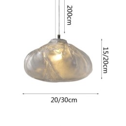 Kreative nordische Pendelleuchte Glas Kronleuchter Kunst Hängeleuchte