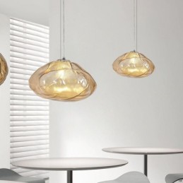 Kreative nordische Pendelleuchte Glas Kronleuchter Kunst Hängeleuchte