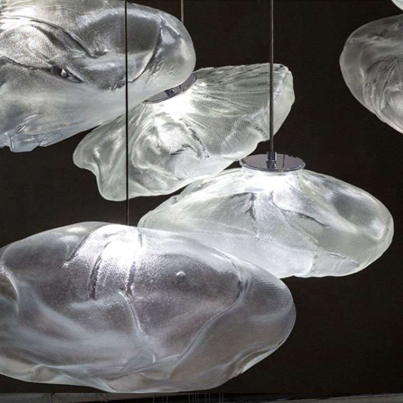 Kreative nordische Pendelleuchte Glas Kronleuchter Kunst Hängeleuchte