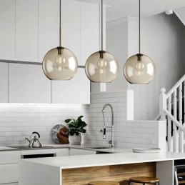 3 Licht Glas Pendelleuchte Klassische Cluster Hängende Beleuchtungskörper Cafe