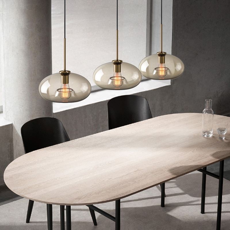 3 Licht Glas Pendelleuchte Klassische Cluster Hängende Beleuchtungskörper Cafe