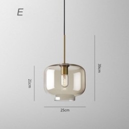 3 Licht Glas Pendelleuchte Klassische Cluster Hängende Beleuchtungskörper Cafe