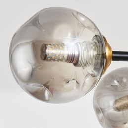 6-flammige moderne Deckenleuchte aus Glas „Magic Bean“
