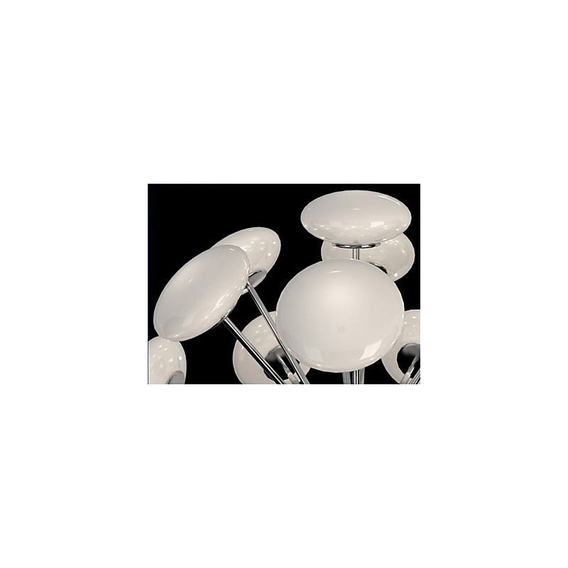 Moderne Yestaurant-Lampe, einfache kreisförmige Pendelleuchte aus Glas im europäischen Stil