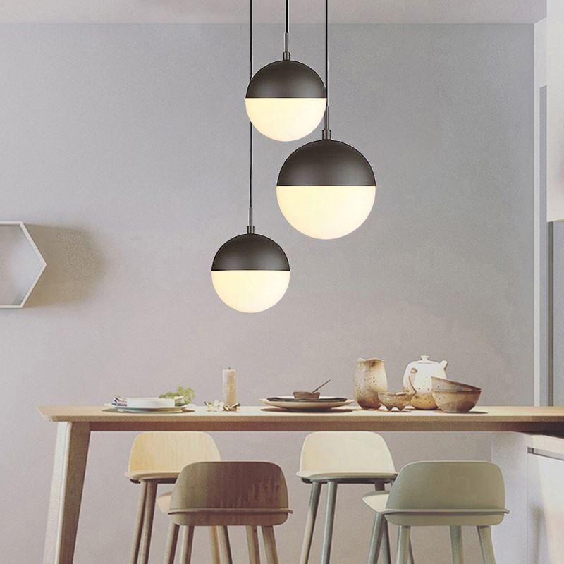 Moderne Glaskugel Pendelleuchte Insel Ideen Lampe