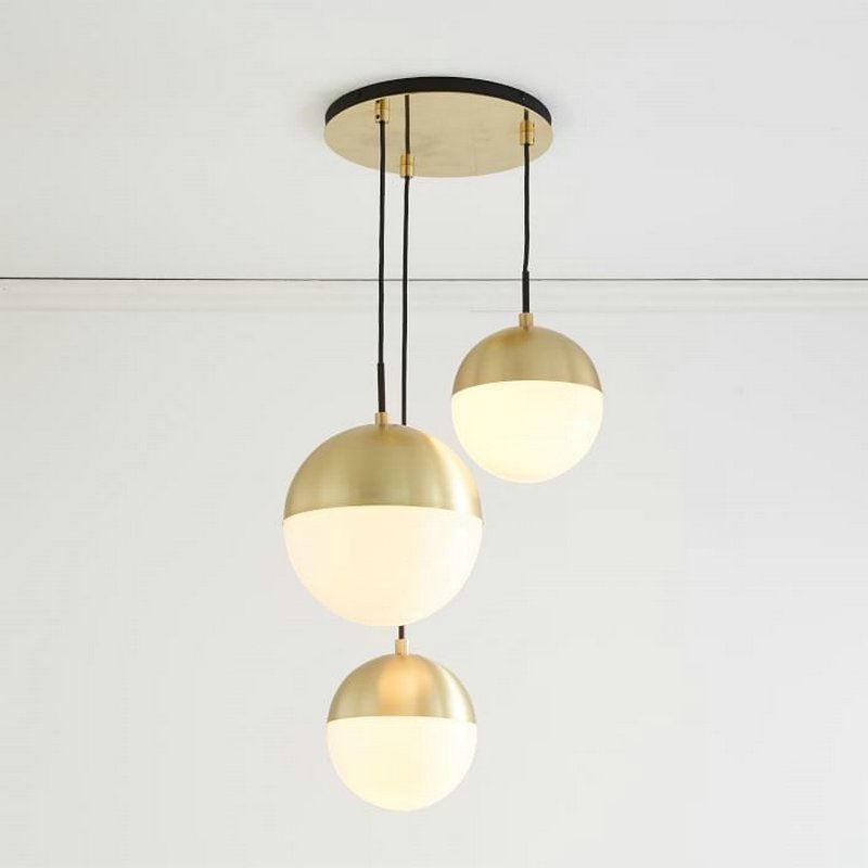 Moderne Glaskugel Pendelleuchte Insel Ideen Lampe