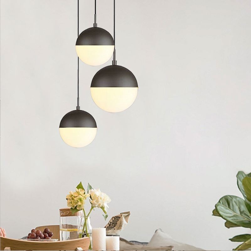Moderne Glaskugel Pendelleuchte Insel Ideen Lampe