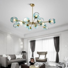 Nordische Glas Pendelleuchte Magic Bean Form Lampe Kronleuchter Beleuchtung