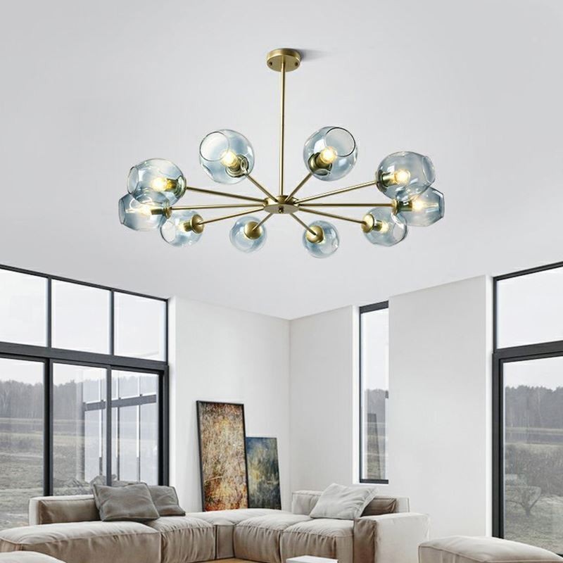 Nordische Glas Pendelleuchte Magic Bean Form Lampe Kronleuchter Beleuchtung