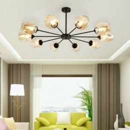 Nordische Glas Pendelleuchte Magic Bean Form Lampe Kronleuchter Beleuchtung