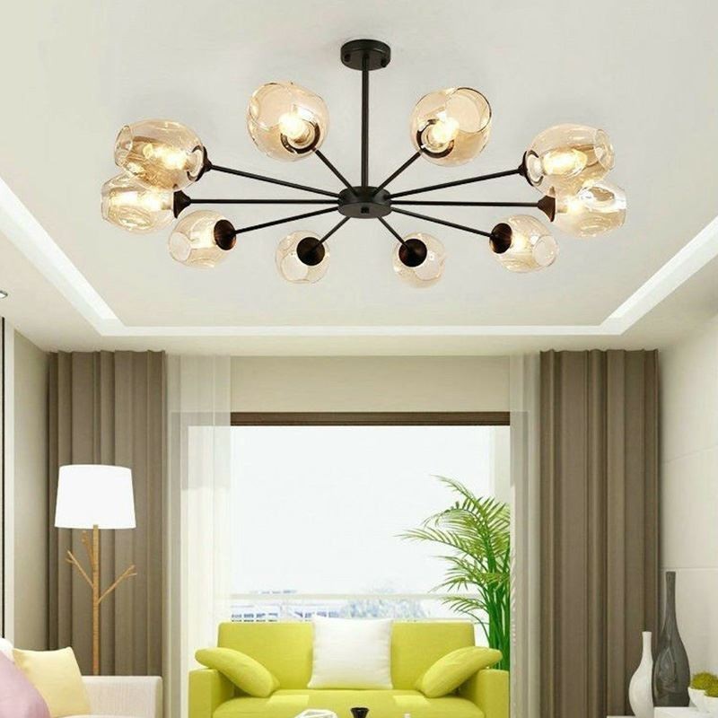 Nordische Glas Pendelleuchte Magic Bean Form Lampe Kronleuchter Beleuchtung