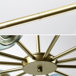Nordische Glas Pendelleuchte Magic Bean Form Lampe Kronleuchter Beleuchtung