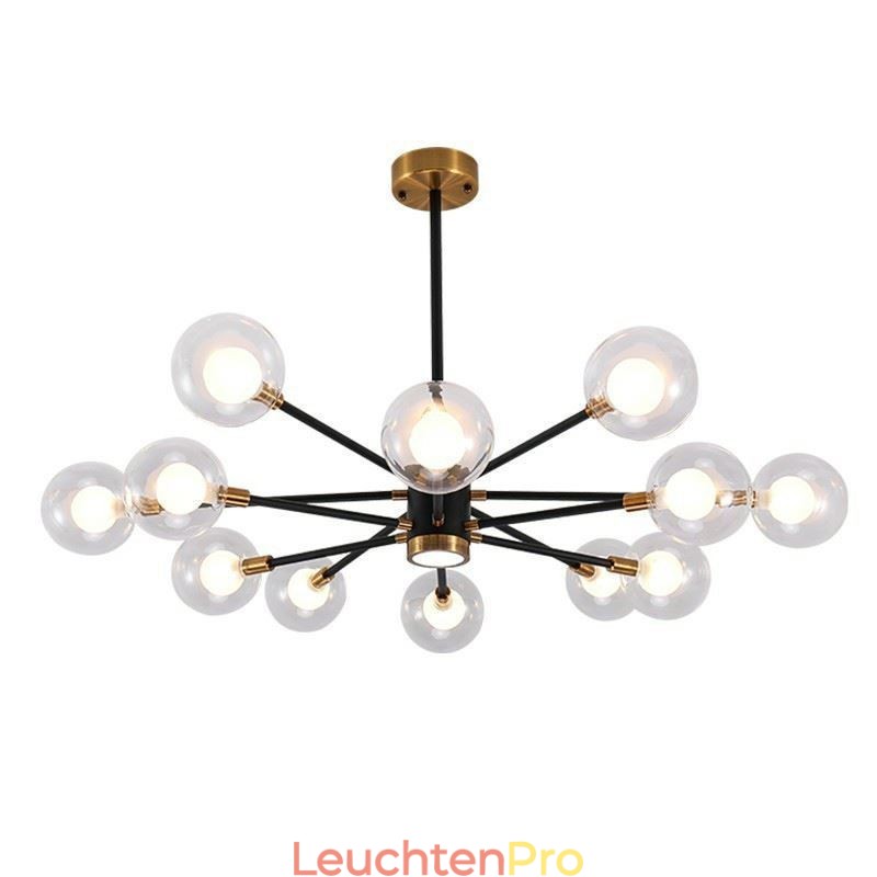 Nordic Glas Anhänger Licht Milchig Weiß Runde Lampe Kronleuchter Beleuchtung