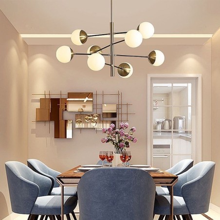 Nordische Glaspendelleuchte Magic Bean Shape Kronleuchter Beleuchtung Lampe Nordische Glaspendelleuchte Magic Bean Shape Kronleuchter Beleuchtung Lampe