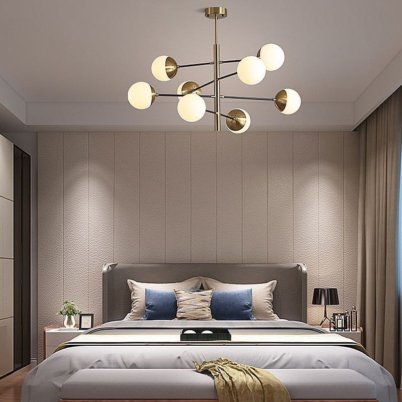 Nordische Glaspendelleuchte Magic Bean Shape Kronleuchter Beleuchtung Lampe
