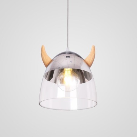Klassische Glas Pendelleuchte Holz Horn Lampe Kreative Beleuchtung Klassische Glas Pendelleuchte Holz Horn Lampe Kreative Beleuchtung