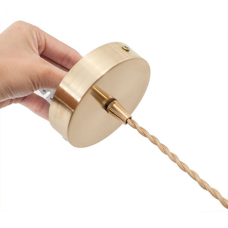 Moderne Retro-Glas-Anhänger Beleuchtung Blume Schatten Lampe mit Twist Switch Licht