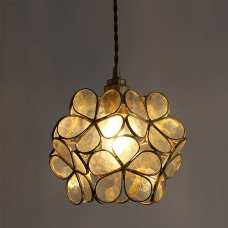Nordic Kreative Pendelleuchte Glas Hause Beleuchtung Blütenblatt Form Lampe Nachttischlampe Nordic Kreative Pendelleuchte Glas Hause Beleuchtung Blütenblatt Form Lampe Nachttischlampe
