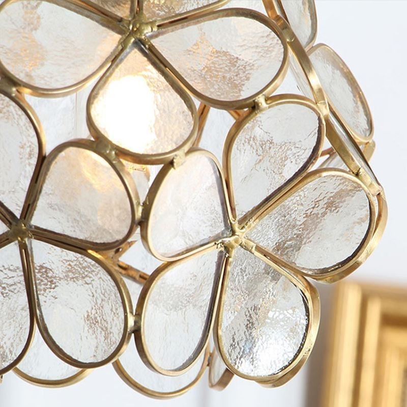Nordic Kreative Pendelleuchte Glas Hause Beleuchtung Blütenblatt Form Lampe Nachttischlampe