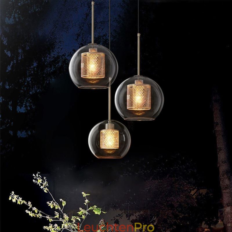 Nordic Pendelleuchte Glas Home Beleuchtung Runde Kugelform Lampe Nachttischlampe
