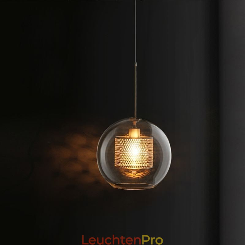 Nordic Pendelleuchte Glas Home Beleuchtung Runde Kugelform Lampe Nachttischlampe