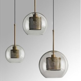Nordic Pendelleuchte Glas Home Beleuchtung Runde Kugelform Lampe Nachttischlampe