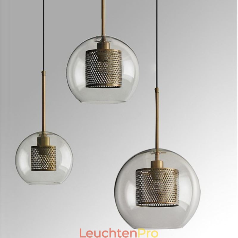 Nordic Pendelleuchte Glas Home Beleuchtung Runde Kugelform Lampe Nachttischlampe