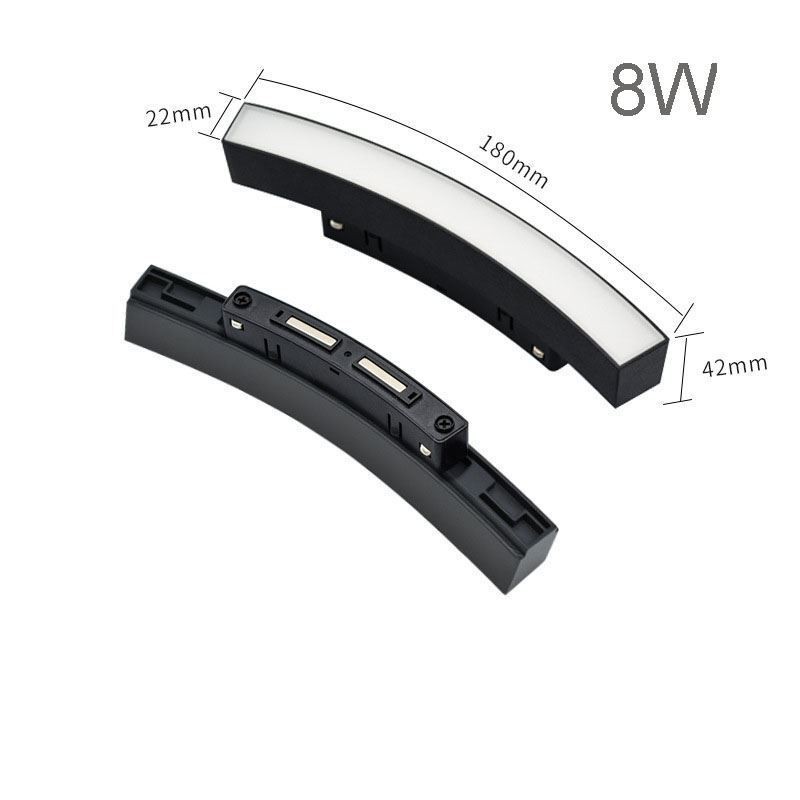 Schienenlicht Magnetische Einbau-Rundschienenleuchte 120cm