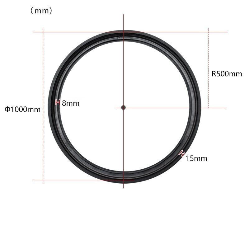 Kreisförmiges Schienenlicht, magnetischer Einbaustrahler, dekoratives Licht, 100 cm