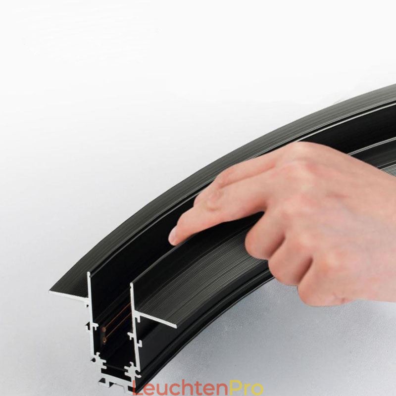 Kreisförmige magnetische Schienenleuchte Einbaustrahler Dekoratives Licht 80cm