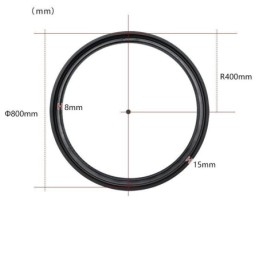 Kreisförmige magnetische Schienenleuchte Einbaustrahler Dekoratives Licht 80cm