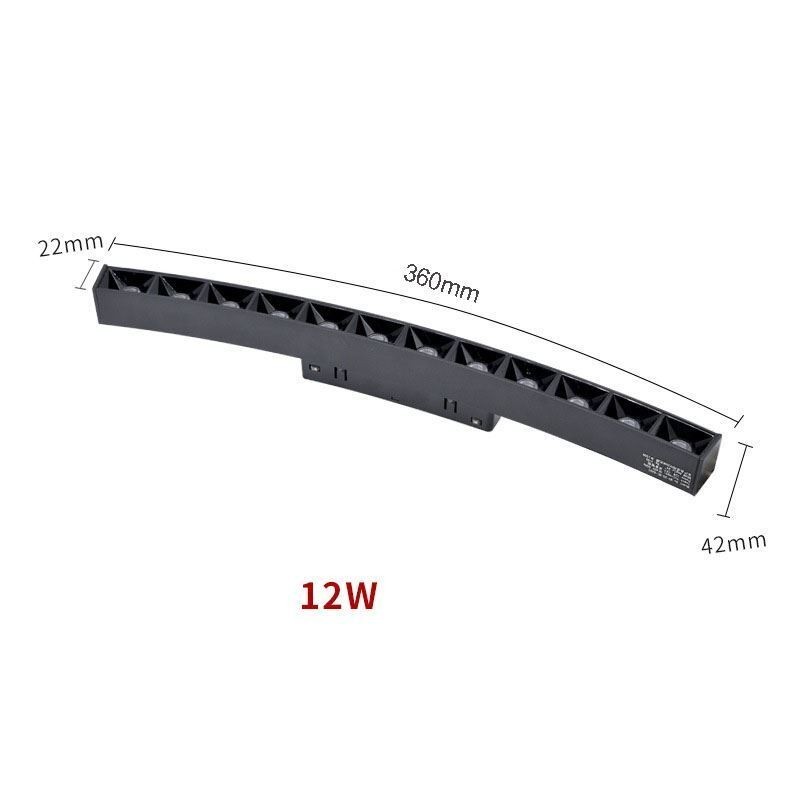 Kreisförmige Schienenleuchte Magnetischer Einbaustrahler Dekoratives Licht 60cm