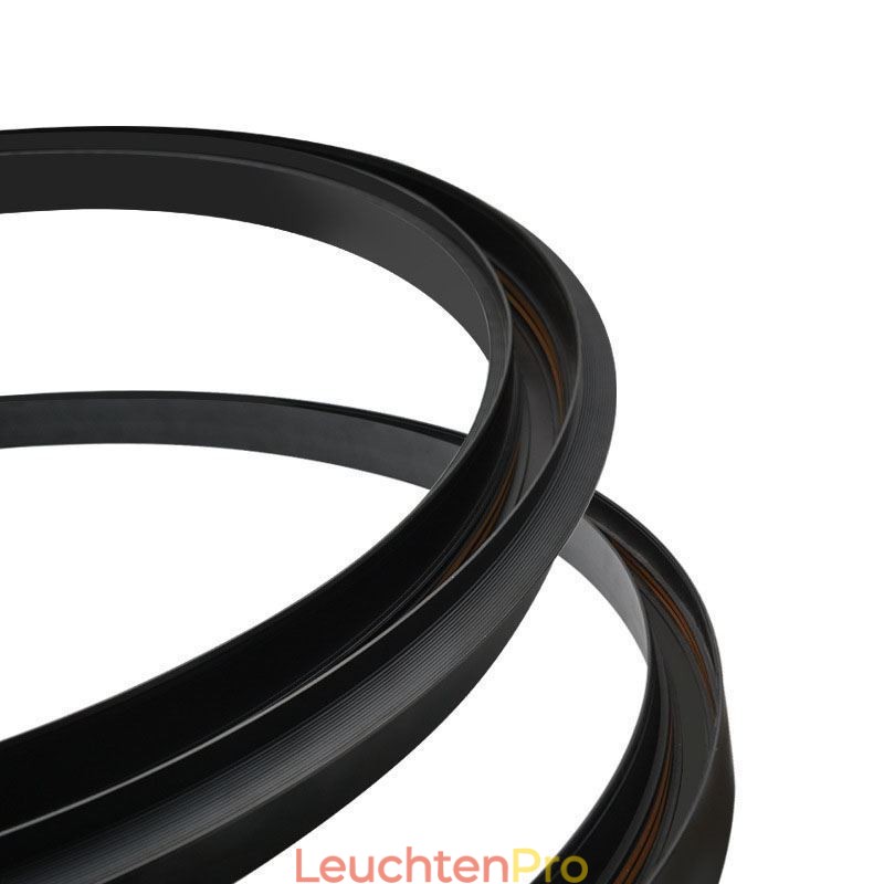 Einbauschienen für Schienenbeleuchtung, runde magnetische Schienenstreifen aus Aluminium