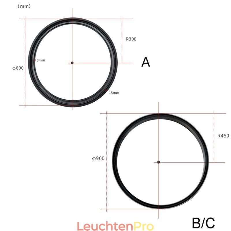 Einbauschienen für Schienenbeleuchtung, runde magnetische Schienenstreifen aus Aluminium