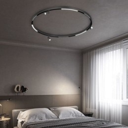 Einbauschienen für Schienenbeleuchtung, runde magnetische Schienenstreifen aus Aluminium