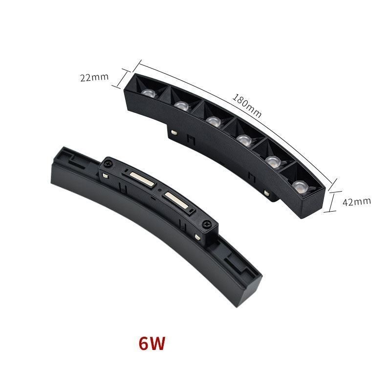 Schienengitterleuchte Einbaustrahler mit magnetischem Gitter