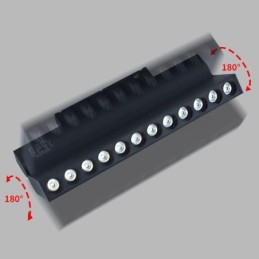 Einbauschienengitter Strahler Schienenleiste Strahler Magnetischer Faltgitter Strahler 36V