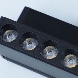 Einbauschienengitter Strahler Schienenleiste Strahler Magnetischer Faltgitter Strahler 36V