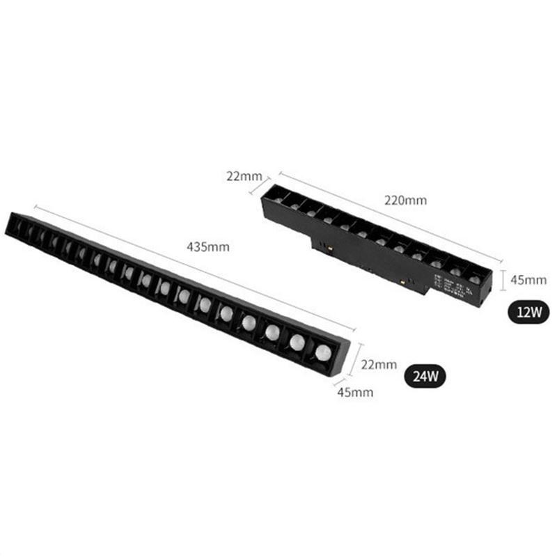 Einbauschienen-Gitterstrahler Streifenstrahler Magnetschienen-Gitterstrahler 36V