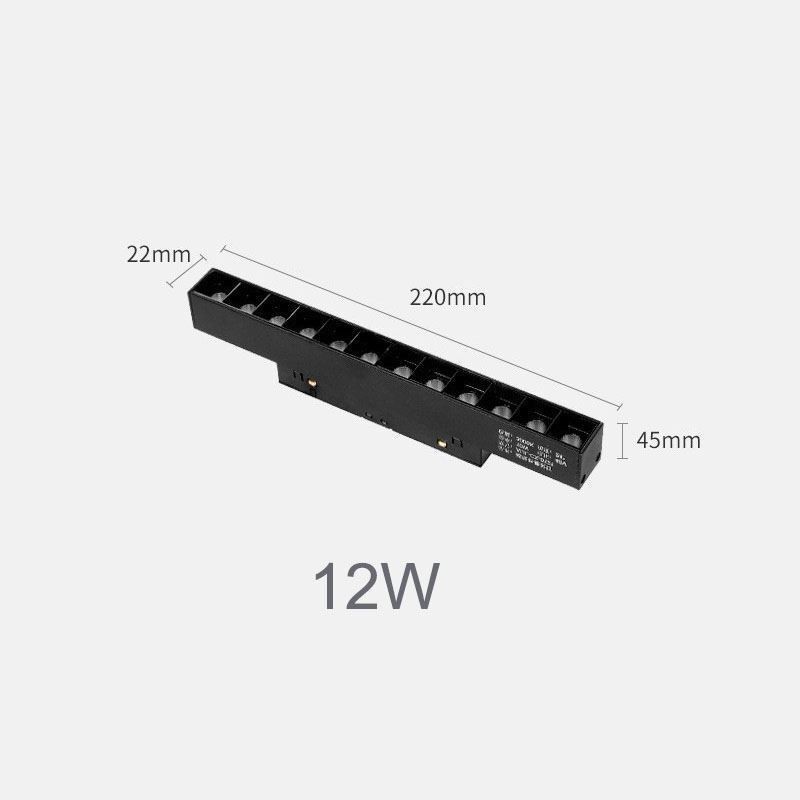 Einbauschienen-Gitterstrahler Streifenstrahler Magnetschienen-Gitterstrahler 36V