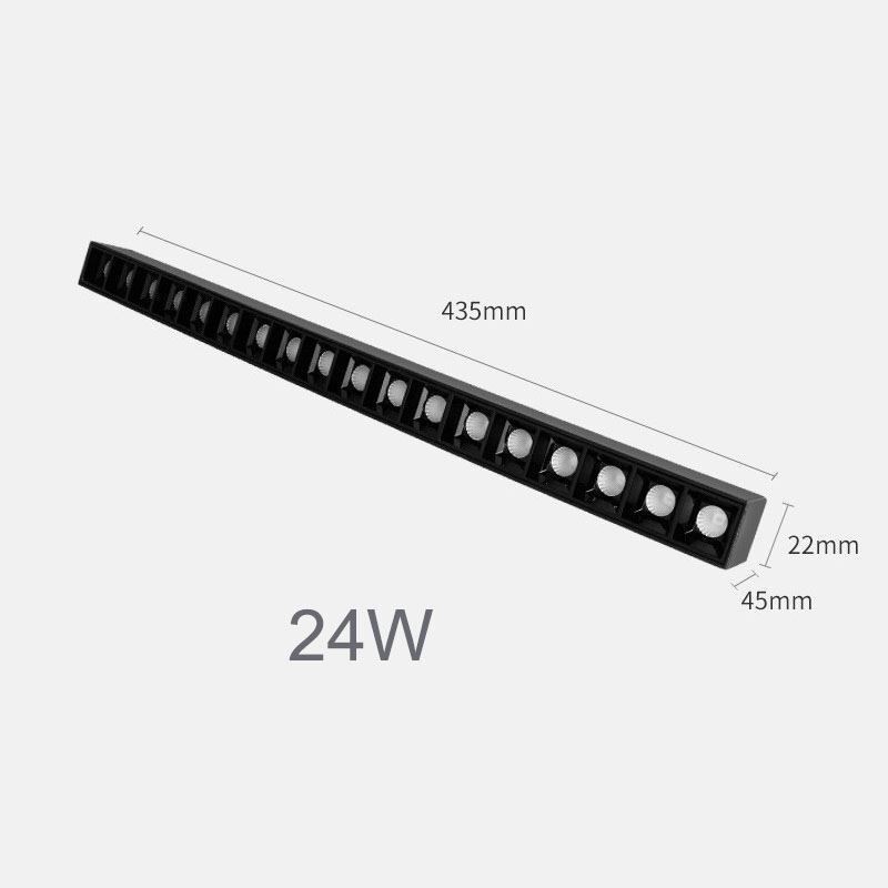 Einbauschienen-Gitterstrahler Streifenstrahler Magnetschienen-Gitterstrahler 36V